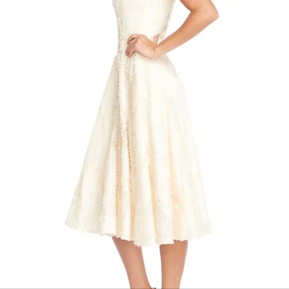 SOLD NWT Dress The Population Cream Flora Sequin Dress - Picture 3 of 3